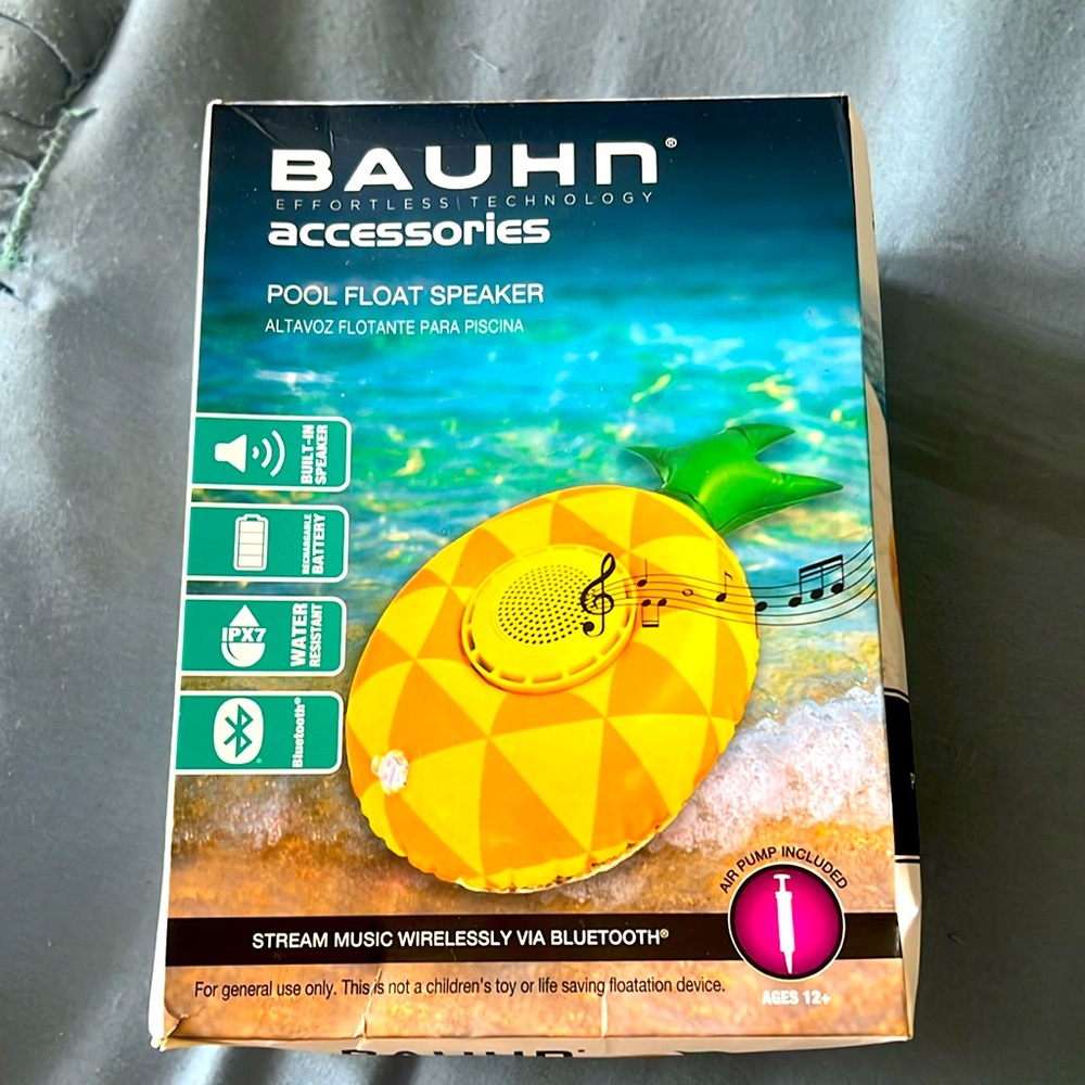 Brand new! BAUHN Bluetooth pool float speaker